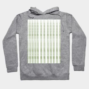 Modern Thin Green Lines Hoodie